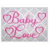 Baby Love Embroidery Font 1" 1.25" 1.5" 2" 2.5"