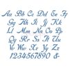 Blue Danube Embroidery Font .75" 1" 1.25" 1.5" 2" 2.5" - Image 2