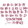 Harry Potter Embroidery Font .75" 1" 1.25" 1.5" 2" - Image 2