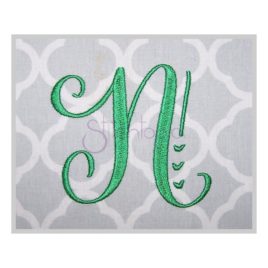 Notting Hill Embroidery Monogram 1″ 1.5″ 2″ 2.5″ 3″ 3.5″