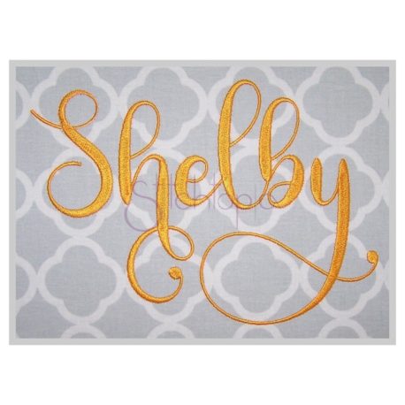 Stitchtopia Shelby Embroidery Font