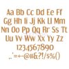 White Truffle Embroidery Font .75" 1" 1.25" 1.5" 2" - Image 2