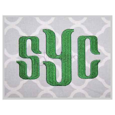Stitchtopia Sycamore Monogram Font b