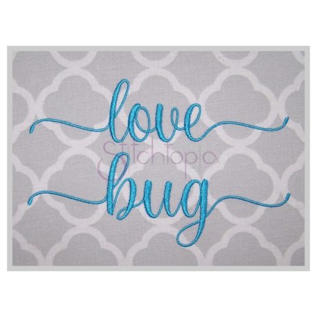 Stitchtopia Love Bug #2 Embroidery Font