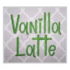 Vanilla Latte Embroidery Font .75" 1" 1.25" 1.5" 2"