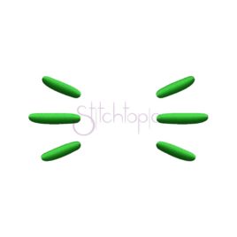 Dash Accent Embroidery Design