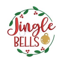 Jingle Bells Embroidery Design