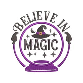 Believe In Magic Embroidery Design