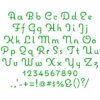 Daily Harvest Embroidery Font .75" 1" 1.25" 1.5" 2" - Image 2