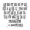 Happy Halloween Embroidery Font 1" 1.25" 1.5" 2" 2.5" - Image 2