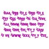 Unicorn Love Embroidery Font 1" 1.25" 1.5" 2" 2.5" - Image 2