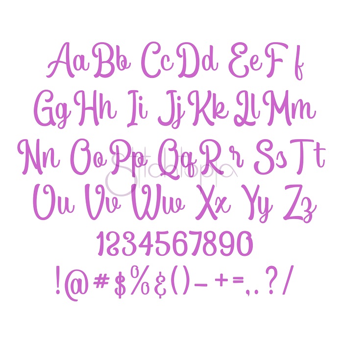 Cross Stitch Font Barbie in 3 Sizes Printable and Pattern Keeper Compatible  PDF Files 