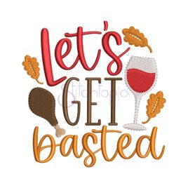 Let’s Get Basted Embroidery Design