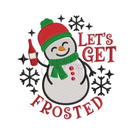 Let’s Get Frosted Embroidery Design