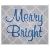 Merry Bright Embroidery Font .75" 1" 1.25" 1.5" 2"