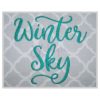 Winter Sky Embroidery Font .75" 1" 1.25" 1.5" 2"
