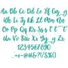 Winter Sky Embroidery Font .75" 1" 1.25" 1.5" 2" - Image 2