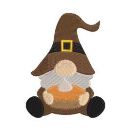 Thanksgiving Gnome Embroidery Design
