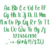 White Mountain Embroidery Font .75" 1" 1.25" 1.5" 2" - Image 2