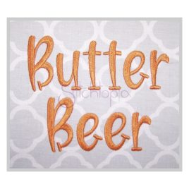 * Butter Beer Embroidery Font .75″ 1″ 1.25″ 1.5″ 2″