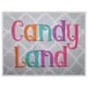 Candy Land Embroidery Font .75" 1" 1.25" 1.5" 2"