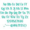 Candy Land Embroidery Font .75" 1" 1.25" 1.5" 2" - Image 2