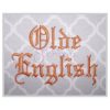 Olde English Embroidery Font 1" 1.25" 1.5" 2" 2.5"