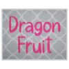 Dragon Fruit Embroidery Font 1" 1.5" 2" 2.5" 3"