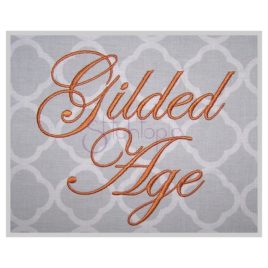 Gilded Age Embroidery Font 1″ 1.25″ 1.5″ 2″ 2.5″