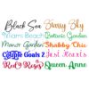 Script Embroidery Font Bundle #16 - 10 Fonts