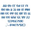 Kid Embroidery Font Bundle #9 - 10 Fonts - Image 8