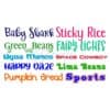 Kid Embroidery Font Bundle #9 - 10 Fonts