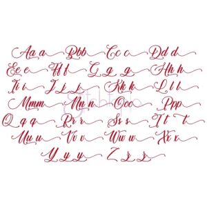 Script Embroidery Font Bundle #18 - 10 Fonts - Stitchtopia