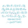 Beach Vibes Embroidery Font - 1" 1.25" 1.5" 2" 2.5" - Image 2