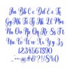 Snow Globe Embroidery Font #1 - 1" 1.25" 1.5" 2" 2.5" - Image 2