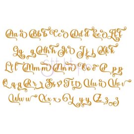 Memory Lane Embroidery Font #2 .75