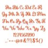 Memory Lane Embroidery Font #1 - 2.5" 3" 3.5" 4" 5" - Image 2