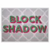 Block Shadow Embroidery Font 1" 1.25" 1.5" 2" 2.5" 3"