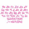 Barbie Embroidery Font 2.5" 3" 3.5" 4" 5" - Image 2