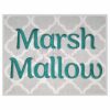 Marsh Mallow Embroidery Font 2.5" 3" 3.5" 4" 5"