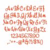 Dancing Queen #1 Embroidery Font .75" 1" 1.25" 1.5" 2" - Image 2