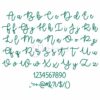 Warbly Birds Embroidery Font 1" 1.25" 1.5" 2" 2.5" - Image 2