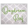 Daydream Reef Embroidery Font 2.5" 3" 3.5" 4" 5"
