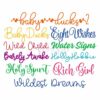 Script Embroidery Font Bundle #24 - 10 Fonts