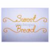Sweet Bread #3 Embroidery Font 1" 1.25" 1.5" 2" 2.5"