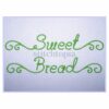 Sweet Bread #4 Embroidery Font 1" 1.25" 1.5" 2" 2.5"