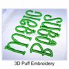 Magic Beans 3D PUFF Embroidery Font 2" 2.5" 3"