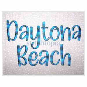 * Daytona Beach Embroidery Font .75" 1" 1.25" 1.5" 2"