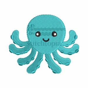 *  Octopus Embroidery Design
