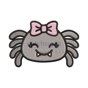 *  Halloween Spider Girl Embroidery Design
